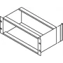 SCHROFF EMC kampinio profilio galinis elementas 3U korpusams, aliuminis, skaidrus chromuotas, 128,4 mm, 24561198