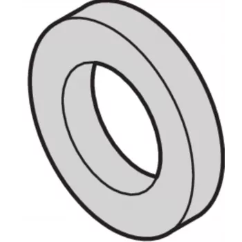 SCHROFF plastikinė tarpinė 2,7 mm vidinis skersmuo, 6 mm išorinis skersmuo, 0,5 mm storio, PA 6.6, natūralios spalvos, 100 vienetų (21101121)