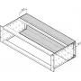 Schroff galinis dangtis subrack 3U 84HP, 220 mm gylio, plieninis, cinkuotas 34561752