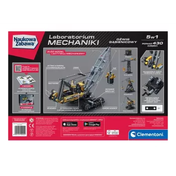 Konstruktorius Crawler Crane Clementoni 50402