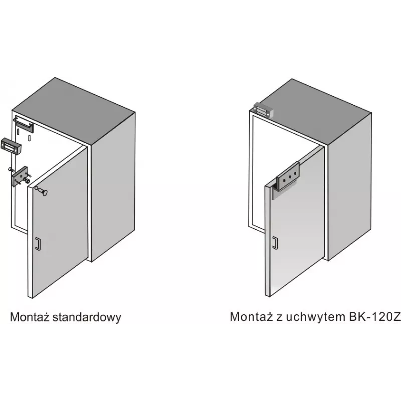 SCOT EL-120 Electromagnetinė spyna 120kg (260lbs) 12V DC Fail-Safe paviršinio montavimo