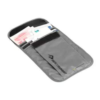 Sea To Summit kaklo piniginė/dėklas su RFID apsauga, juoda