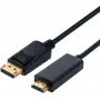 SECOMP STANDARD DisplayPort kabelis DP į HDTV, ST/ST, juodas, 1 m (S3675)