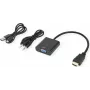 SECOMP STANDARD HDMI į VGA + 3,5 mm garso adapterio kabelis, 0,23 m (S3210)
