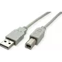 SECOMP STANDARD USB 2.0 kabelis, Type A-B, smėlio spalvos, 0,8 m (S3101)