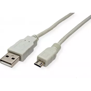 SECOMP STANDARD USB 2.0 laidas, USB A male į Micro USB B male, 3 m, juodas S3153