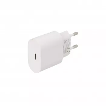 SEEK TOTI 20W USB-C PD nešiojamas sieninis greitasis įkroviklis, baltas