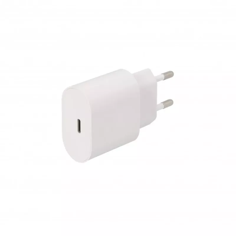 SEEK TOTI 20W USB-C PD nešiojamas sieninis greitasis įkroviklis, baltas