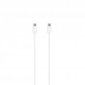 SEEK TOTI Type-C į Type-C 1m PVC duomenų laidas 3A baltas