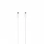 SEEK TOTI Type-C į Type-C 1m PVC duomenų laidas 3A baltas