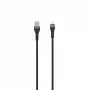 SEEK TOTI USB-A į Lightning 2m Pintas Laidas 2A (Ne MFI) Juodas