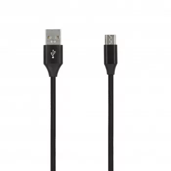SEEK TOTI USB A į Micro USB, 2m Pintas Laidas 2A, Juodas