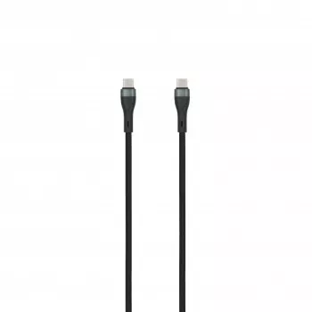 SEEK TOTI USB-C į USB-C pintas laidas 2m 3A juodas