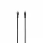 SEEK TOTI USB-C į USB-C pintas laidas 2m 3A juodas