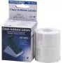 Seiko SLP-2RLC Skaidrūs adresų lipdukai 28x89mm, 2 ritiniai, 260 lipdukų, balti, nuolatiniai klijai, tiesioginis terminis spausdinimas, skirti Smart Label Printer