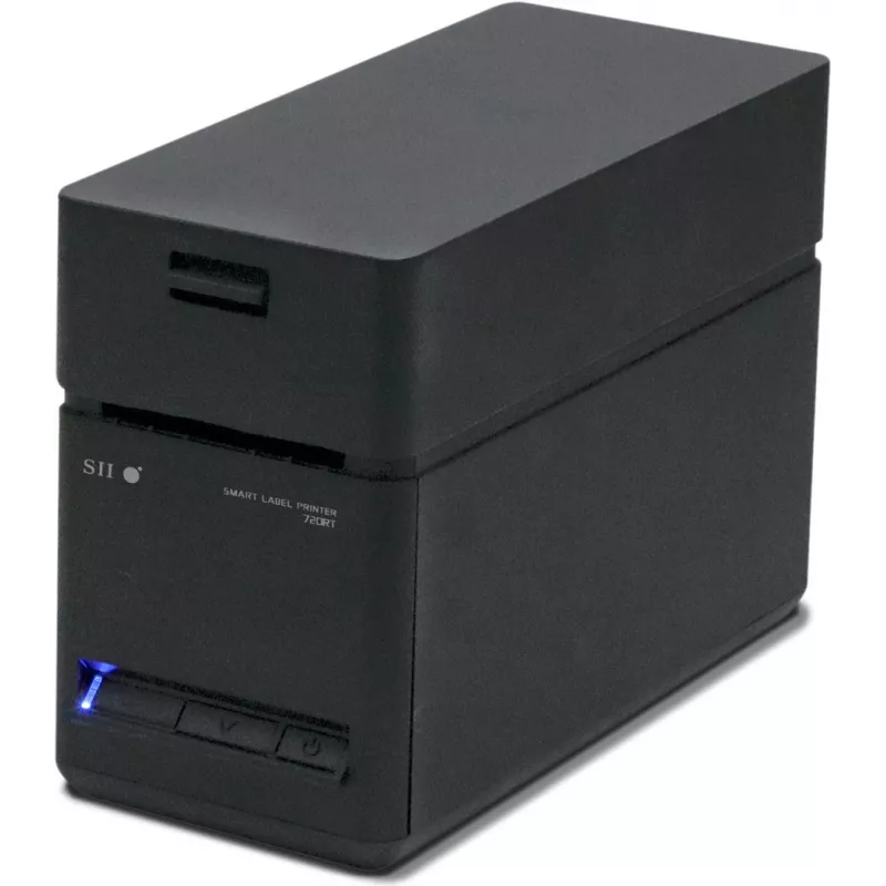 SEIKO SLP-720RT LAN+USB Tiesioginio terminio spausdinimo etikečių spausdintuvas, 203 dpi, 200 mm/s, pjaustytuvas, juodas