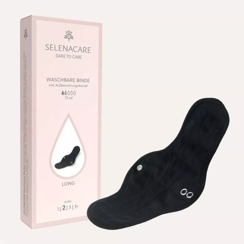 Selenacare Washable Pad / 1 - Daugkartinis Menstruacinis Įklotas Dienos Absorbcijai