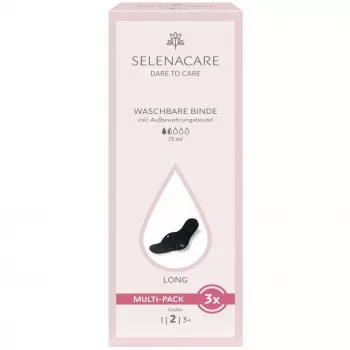 Selenacare Washable Pads (3-Pack) – Daugkartiniai įklotai reguliariam srautui