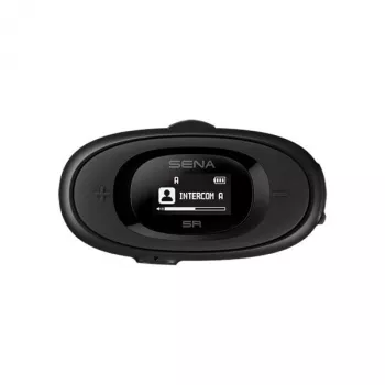 SENA 5R Motociklo Bluetooth Ryšio Sistema, A20 Pagrindu, Juoda, Dvigubas Rinkinys