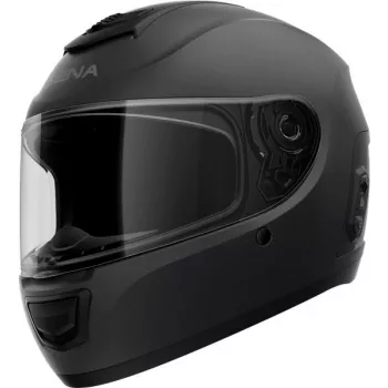 SENA Momentum EVO Motociklininkų Šalmas, Pilnas Veidas, Mesh Intercom, Bluetooth 5.0, Matinė Juoda, M Dydis, ECE