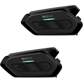 SENA SPIDER RT1 Mesh Motorcycle Intercom Dual Pack – Bluetooth 5.2, Mesh Intercom, iki 12 h pokalbio laiko | ITwork.lt