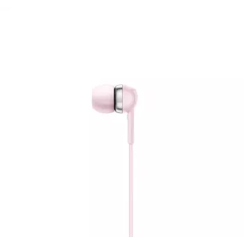 Sennheiser CX 80U laidinės ausinės su mikrofonu ir nuotolinio valdymo pulteliu, Sakura rožinės spalvos, 17 Hz – 20 kHz
