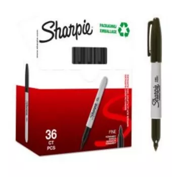 Sharpie Fine Point Permanent Marker Set, įvairių spalvų, 36 vnt. (32+4 bonus)
