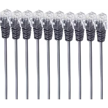 shiverpeaks BASIC-S telefono jungiamasis kabelis RJ11 - RJ11, 2 m, juodas, 10 vnt. rinkinys (BS70084-2-SET10)