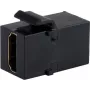 SHIVERPEAKS BS08-10052 Keystone HDMI 2.1 mova, moteriškas į moterišką, 8K 48Gbps, juodas