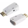 SHIVERPEAKS BS10-01001 HDMI į VGA + 3,5 mm garso aktyvusis konverteris, 1080p, juodas