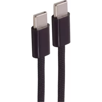 SHIVERPEAKS BS14-22155 USB-C į USB-C 240W PD 3.1 pinta nailono įkrovimo laidas, 1,5m, juodas