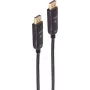 SHIVERPEAKS BS30-16495 aktyvus optinis DisplayPort 1.4 kabelis, 50 m, 8K 60Hz, 4K 120Hz, juodas