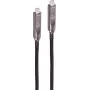 SHIVERPEAKS BS30-43215 USB-C hibridinis kabelis 3.2 Gen 2, 8K vaizdas, 10 Gbps duomenys, 60W Power Delivery, 12,5 m, juodas