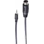 SHIVERPEAKS BS30822 Audio kabelis 1.5m 3.5mm į 5-Pin DIN vyriškas juodas