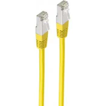 SHIVERPEAKS BS75115-Y Cat5e F/UTP tinklo kabelis, RJ45, geltonas, 5 m