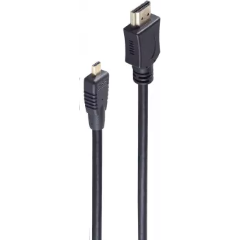 shiverpeaks BS77470-0.5-3 High Speed HDMI kabelis su Ethernet - Type A į Micro HDMI (Type D), 0,5 m, juodas