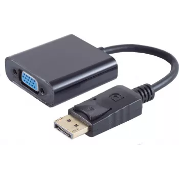 SHIVERPEAKS DisplayPort 1.1 į VGA adapterio kabelis, 15cm, juodas 14-05009