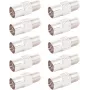 SHIVERPEAKS IEC to F-Type koaksialinis adapteris, 10 vnt., 75 Ohm, nikeliuotas žalvaris, moteriškas-moteriškas BS85324-SET10