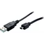 SHIVERPEAKS S-Conn BS77162 USB 2.0 kabelis, USB-A į Mini-USB B, 1,8 m, juodas