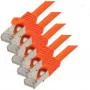 SHIVERPEAKS S-Conn Cat.7 S/FTP tinklo kabelis, 1,5 m, RJ-45 - RJ-45, auksuoti kontaktai, 10 Gbps, 600 MHz, varis, juodas 75511-1.5O-SET5