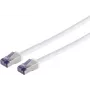 SHIVERPEAKS S/CONN maximum connectivity Cat.6A Flex S/FTP tinklo kabelis, 1,0 m, baltas (08-28026)