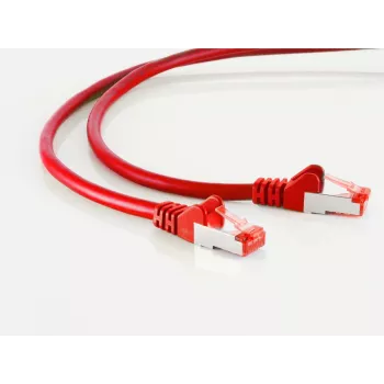 SHIVERPEAKS S/CONN maximum connectivity Cat 6A S/FTP PIMF belaidis halogen-free GHMT sertifikuotas tinklo kabelis, raudonas, 0,15 m (75711-A0.15R)