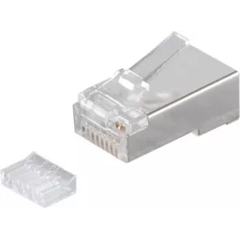 SHIVERPEAKS S/CONN maximum connectivity Cat.6a ekranuotas RJ45 modulinis kištukas, 8P8C, auksu padengti 50µ kontaktai, su įstatymo pagalbininku (72061-R)