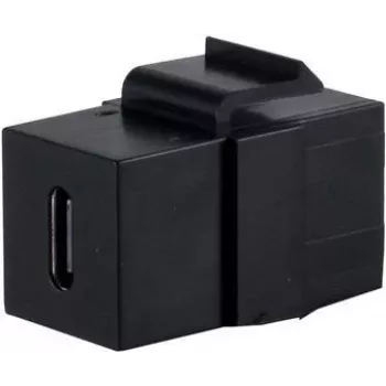 SHIVERPEAKS S/CONN maximum connectivity USB-C 3.1 Keystone adapteris, 10Gbps, moteriškas į moterišką, juodas (08-10040)