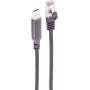SHIVERPEAKS USB-A į RJ45 Gigabit Ethernet adapterio kabelis, 15 m, aliumininis korpusas, juodas BS14-52085