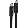 SHIVERPEAKS USB-C į USB-C Thunderbolt 5 UltraFlex kabelis, 240W, 2m, juodas BS13-75035