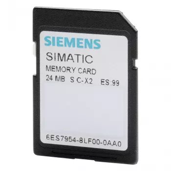 Siemens 6ES7954-8LF04-0AA0 SIMATIC S7 atminties kortelė 24 MB S7-1x00 CPU