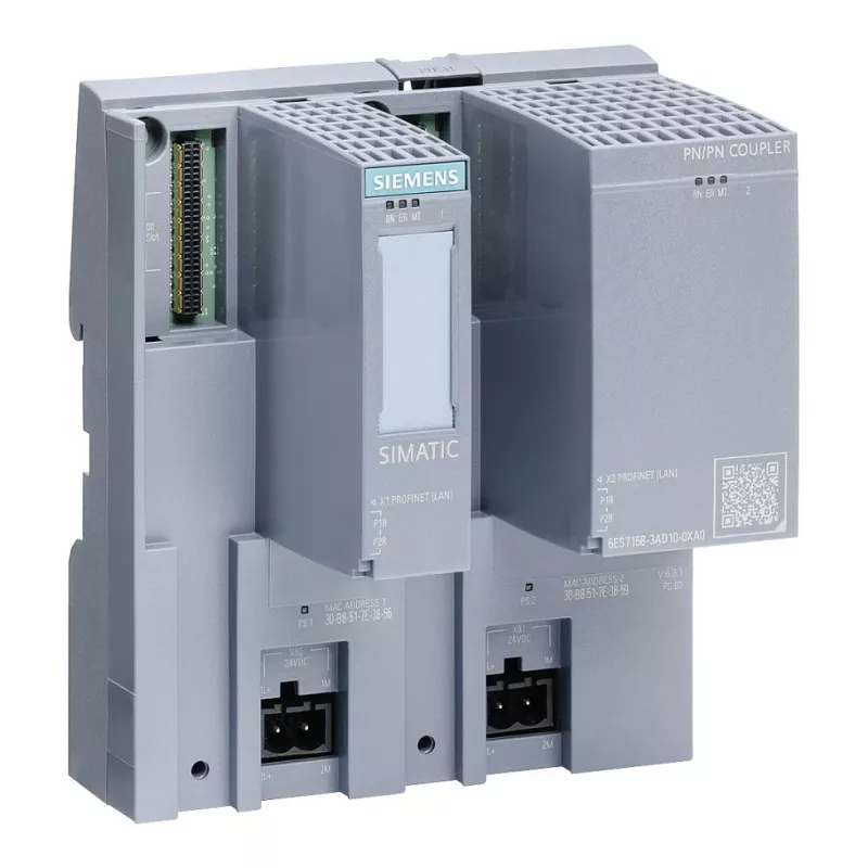 SIEMENS SIMATIC PN/PN Coupler 6ES7158-3AD10-0XA0 | PROFINET IO Coupler tinklo sujungimui