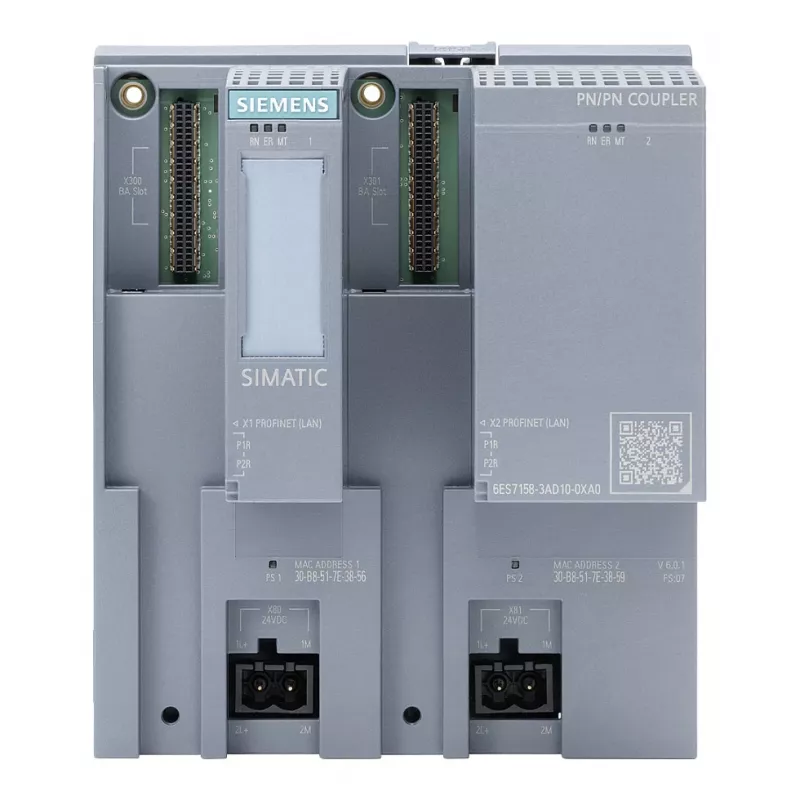 SIEMENS SIMATIC PN/PN Coupler 6ES7158-3AD10-0XA0 | PROFINET IO Coupler tinklo sujungimui