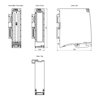 Siemens SIMATIC S7-1500 Analoginių įėjimų modulis AI 8xU/I/RTD/TC 16 bitų – 6ES7531-7KF00-0AB0